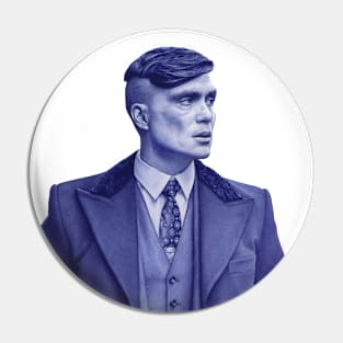 Tommy Shelby Illustration Pin