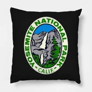 Vintage Yosemite Design Pillow