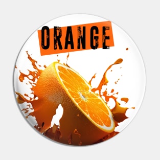 Smashed Orange: A Burst of Empty Rhetoric Pin