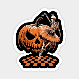 Skeleton Ballerina Magnet