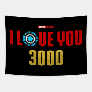 I Love You 3000 v5 (red gold flat) Tapestry