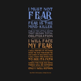 Litany Against Fear - Dune 2020 T-Shirt