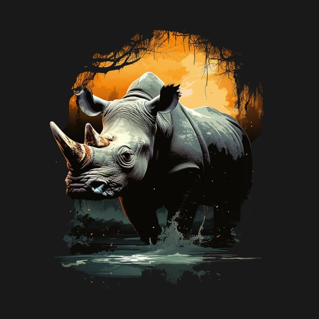 rhino by piratesnow