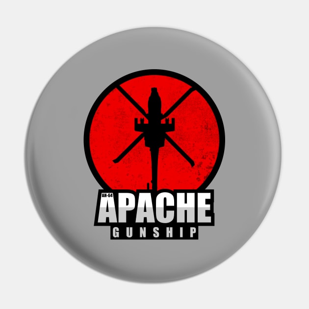 AH-64 Apache Patch (distressed) Pin by TCP