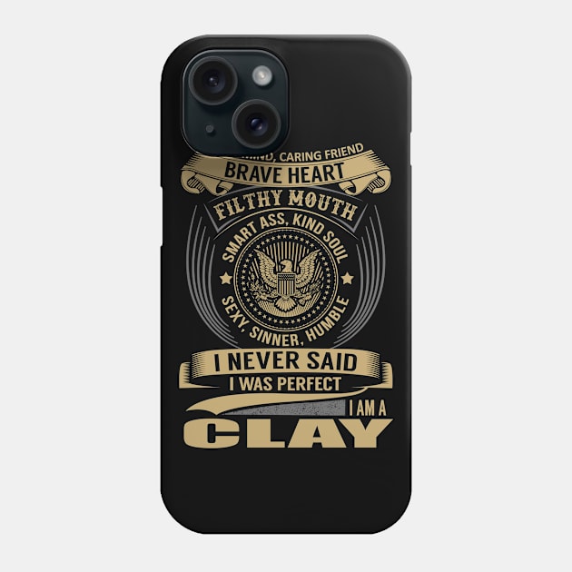 CLAY Phone Case by Nicolbar