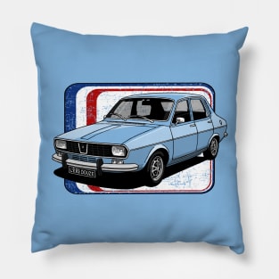 The beautifull french saloon with french flag colors background Pillow