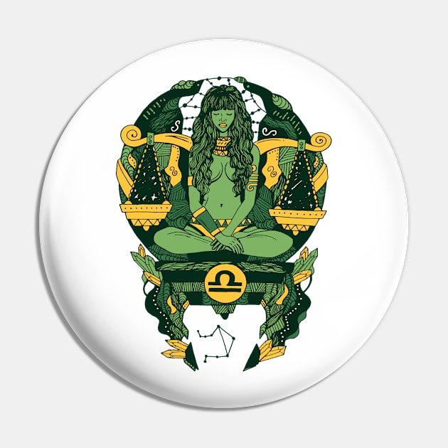 Forrest Green Libra Beauty Pin by kenallouis