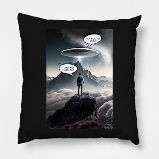 UFO Encounter Pillow