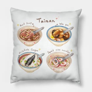 Tainan Food Illustration❤️ Pillow