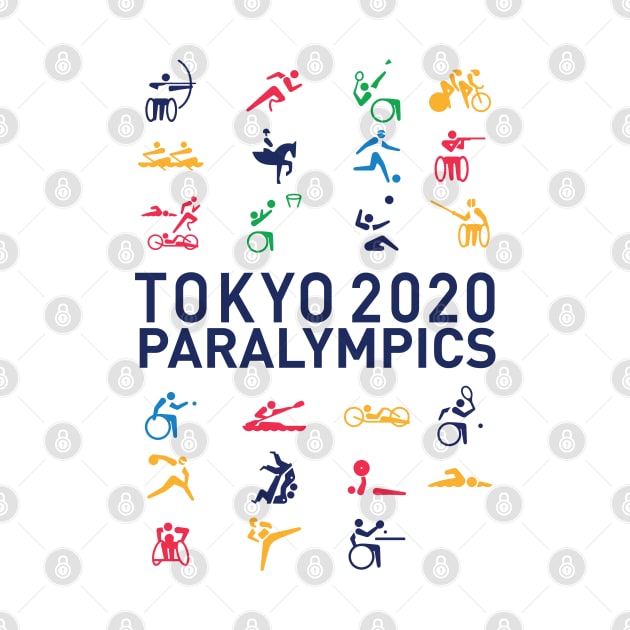 Tokyo 2020 Paralympics Games pictograms by Aldebaran