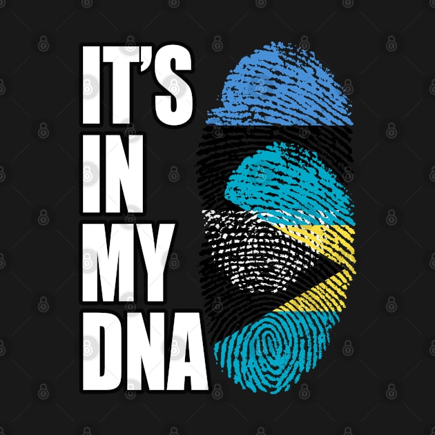 Estonian And Bahamian Mix Heritage DNA Flag by Just Rep It!!