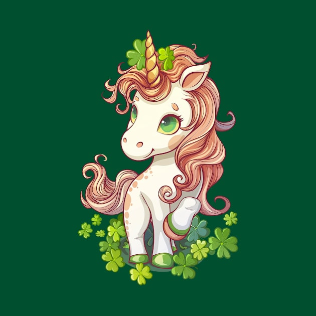 St Patrick Day Irish Unicorn Lepricorn by Wintrly