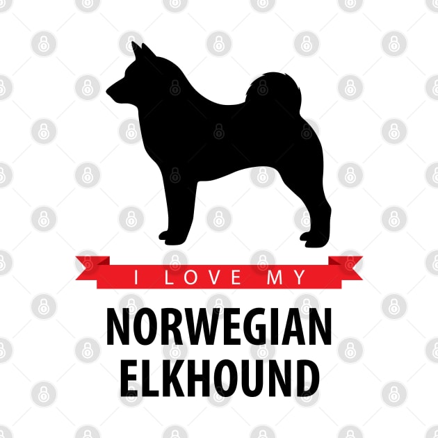 I Love My Norwegian Elkhound by millersye