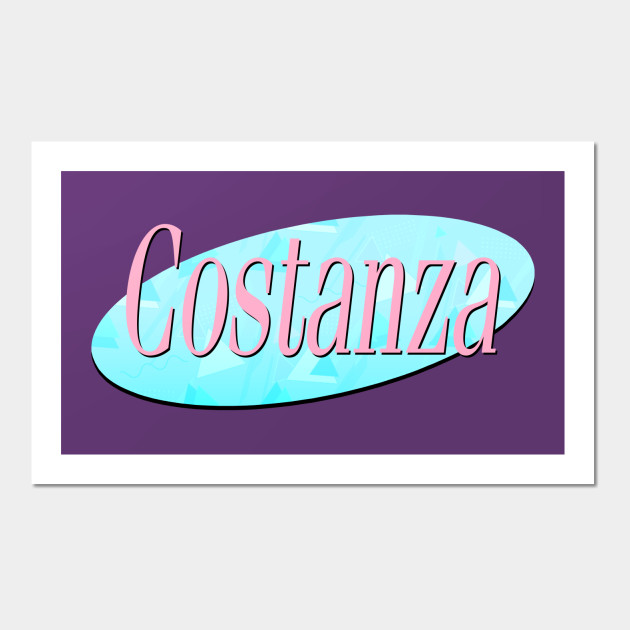George Costanza Retro 90s Tribute Logo Styled Design Costanza