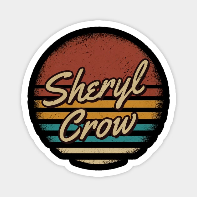 Sheryl Crow Retro Magnet by JamexAlisa