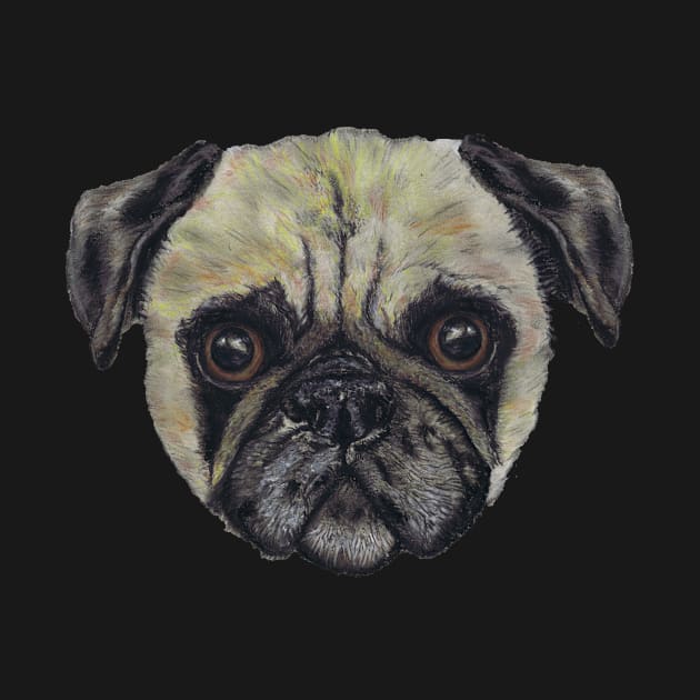 PUG by haresandcritters