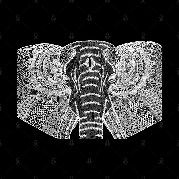 Elephant (Design on Front) by Major Art Design