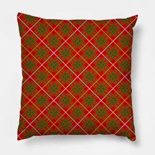 Clan Bruce Tartan Rotated Pillow