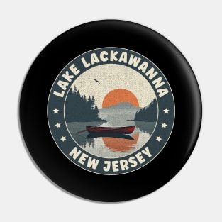 Lake Lackawanna New Jersey Sunset Pin