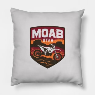 Motorcycle Off Roading In Moab Utah Pillow