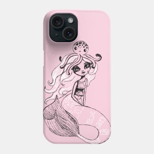 Mermaid Sketches Series: Octopus Friend Phone Case