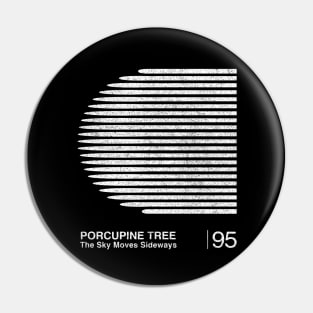 Porcupine Tree / Minimalist Graphic Design Artwork Pin