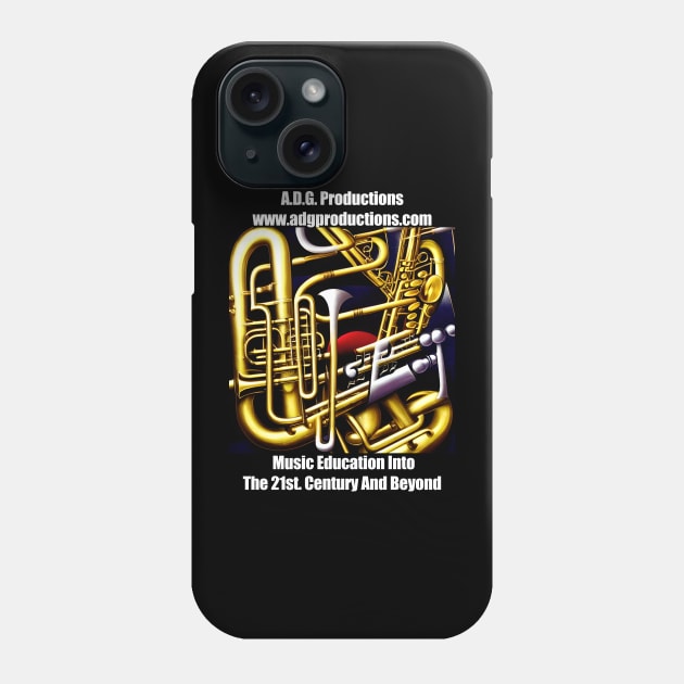 Abstract Image Of Brass Insturments. Phone Case by Musical Art By Andrew