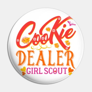 Cookie Dealer - Girl Scout Cookie T-shirt Pin