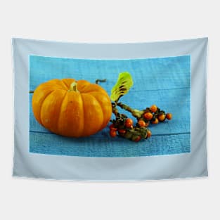 Pumpkin and berries Tapestry