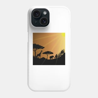 Fauna And Flora In Sunny Africa Phone Case