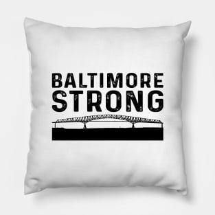 Baltimore Bridge Pray For Baltimore Strong Pillow