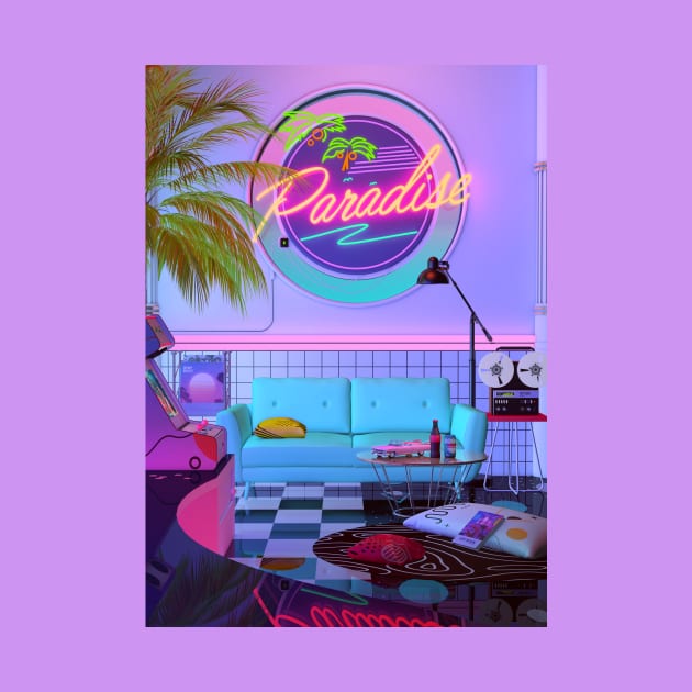 Paradise 1980s by dennybusyet