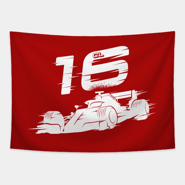 We Race On! 16 [White] Tapestry by DCLawrenceUK