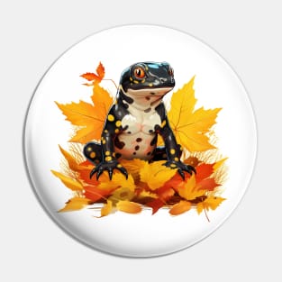 Fire Salamander Pin