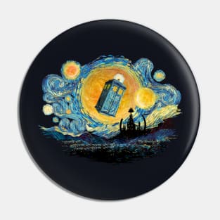 gallifrey starry night abstract Pin