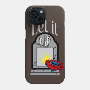 gravestone let it rip Phone Case