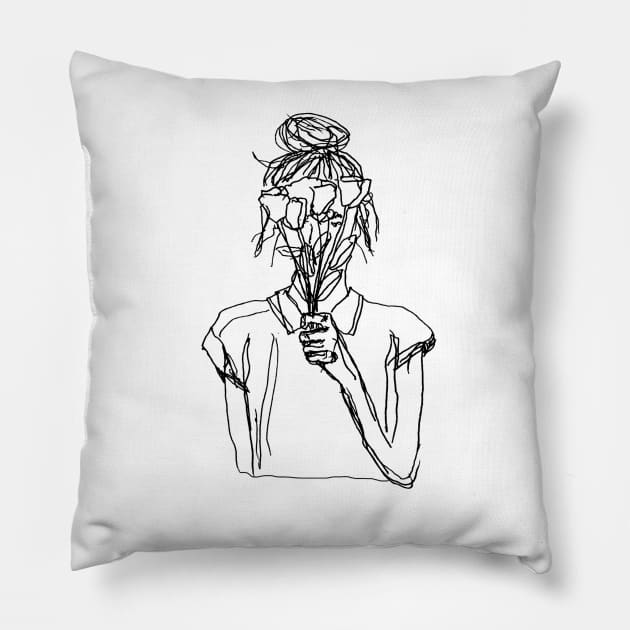 Flower Girl Pillow by CarissaTanton