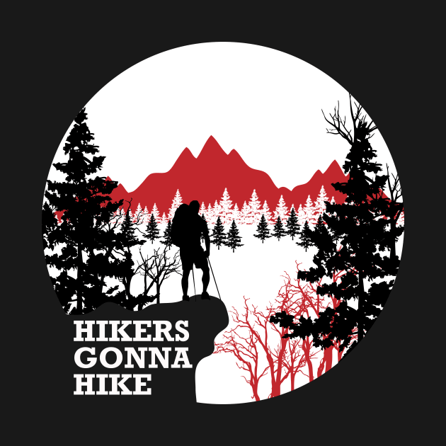 Hikers gonna hike by vpdesigns