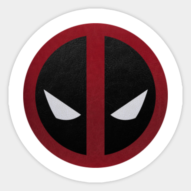 Deadpool Logo Leather Deadpool Sticker Teepublic If you have your own one, just send us the image and we will show it on the. deadpool logo leather