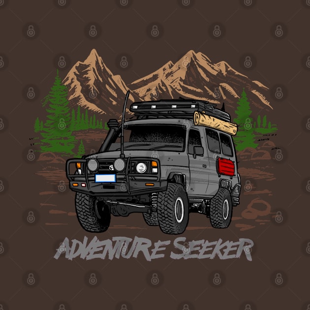 Land Cruiser Adventure Seeker - Grey by 4x4 Sketch