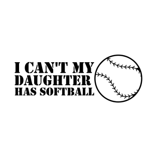 Funny Softball For Mom Dad T-Shirt