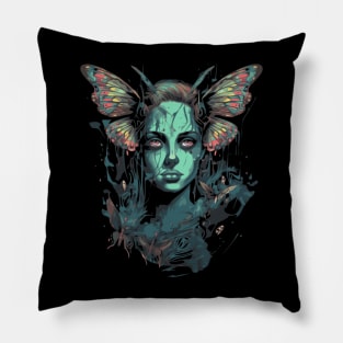 Butterfly Girl Pillow