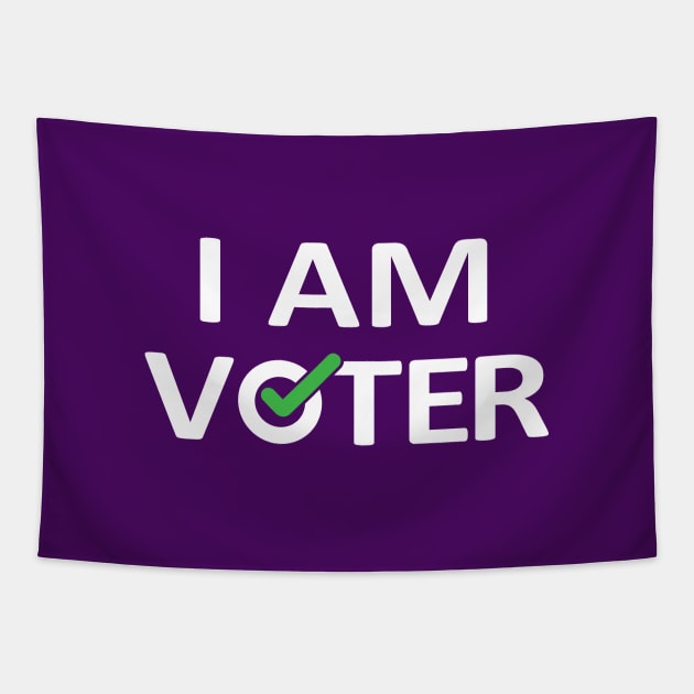 I AM VOTER Tapestry by Amrshop87