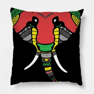 Colourful Elephant Pillow