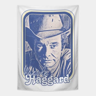 Merle Haggard / Retro Style Country Music Fan Gift Tapestry