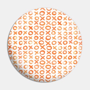 Xoxo valentine's day - orange Pin