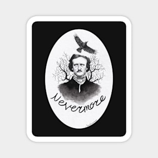 Edgar Allan Poe - Gothic Art Magnet