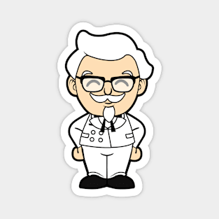 Happy Colonel Sanders Magnet