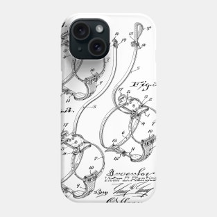 Dog Harness Vintage Patent Hand Drawing Phone Case