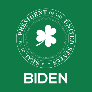 St. Patrick's Day Presidential Seal Biden T-Shirt